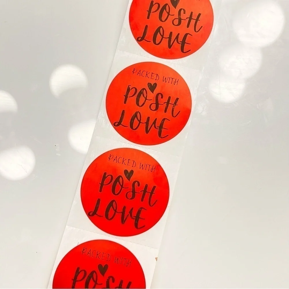Thank You Stickers for poshmark 2in round | Shipping Supplies | NWT 100 pac - Picture 6 of 13